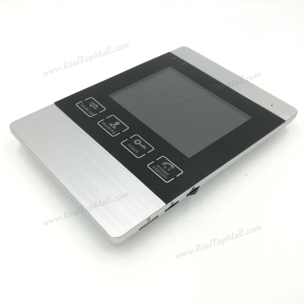 

4 Inch HD Led Monitor for Video Door Intercom System Door Bell Metal Doorbell