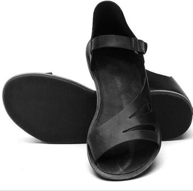 شقة المرأة الصنادل الصيف اصبع القدم مفتوحة روما السيدات الترفيه الصنادل الأزياء الجوف الانزلاق على امرأة حذاء كاجوال في الهواء الطلق الإناث...