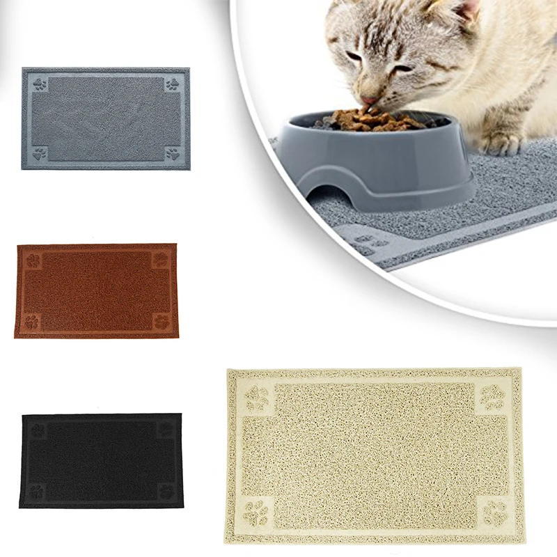 Dog Bowl Mat Pet Feeding Mat Non Slip Absorbent Waterproof for Cat and