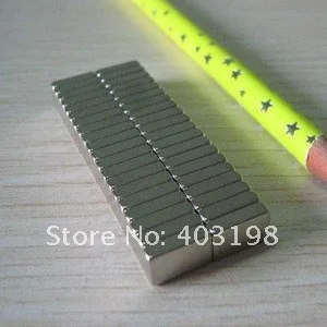 

10pcs/Pack N35 F20mm*10mm*5mm block rare earth Neodymium Permanent Strong Magnets Craft