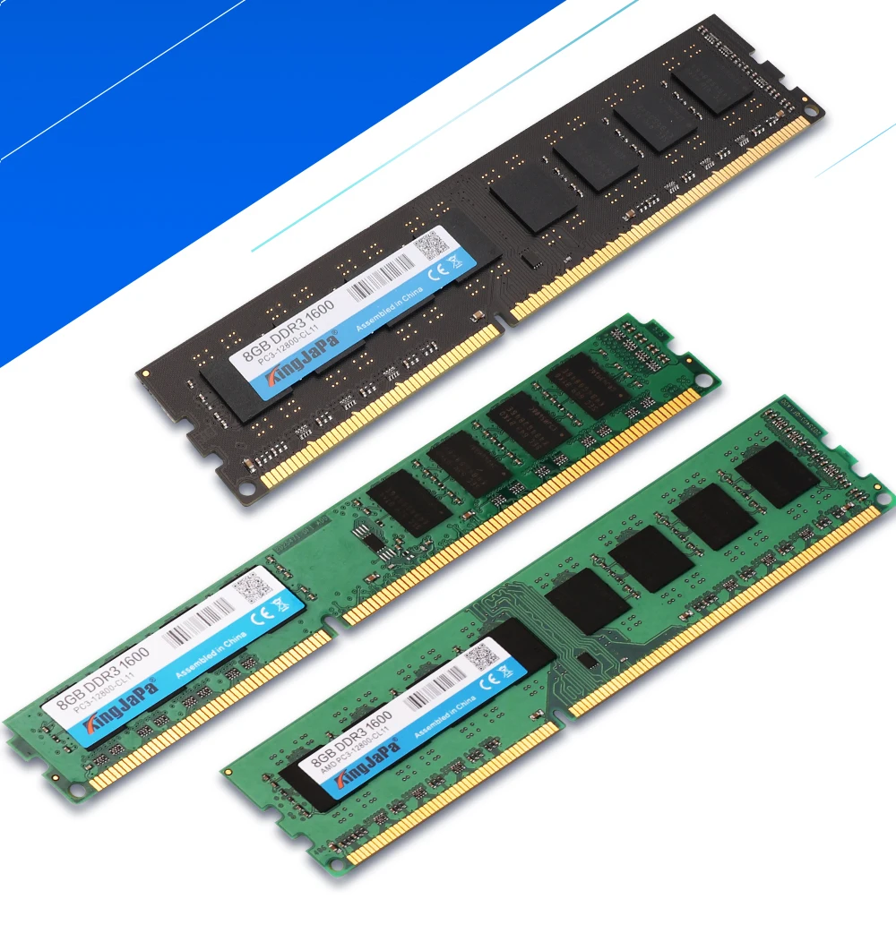 Kingjapa ram DDR3 4 Гб 1333 МГц оперативная память для рабочего стола 240pin 1,5 в 2 ГБ 8 ГБ DIMM 1600 PC3 12800 CL11