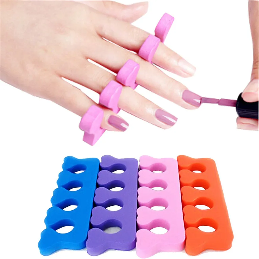 2017 * 100 pcs soft toe separator finger nail art nail manicure nails