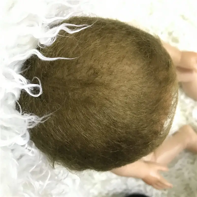 NPK 22 дюйма 55 см голые Bebes Reborn силиконовые Creatived обнаженные куклы Menina для продажи