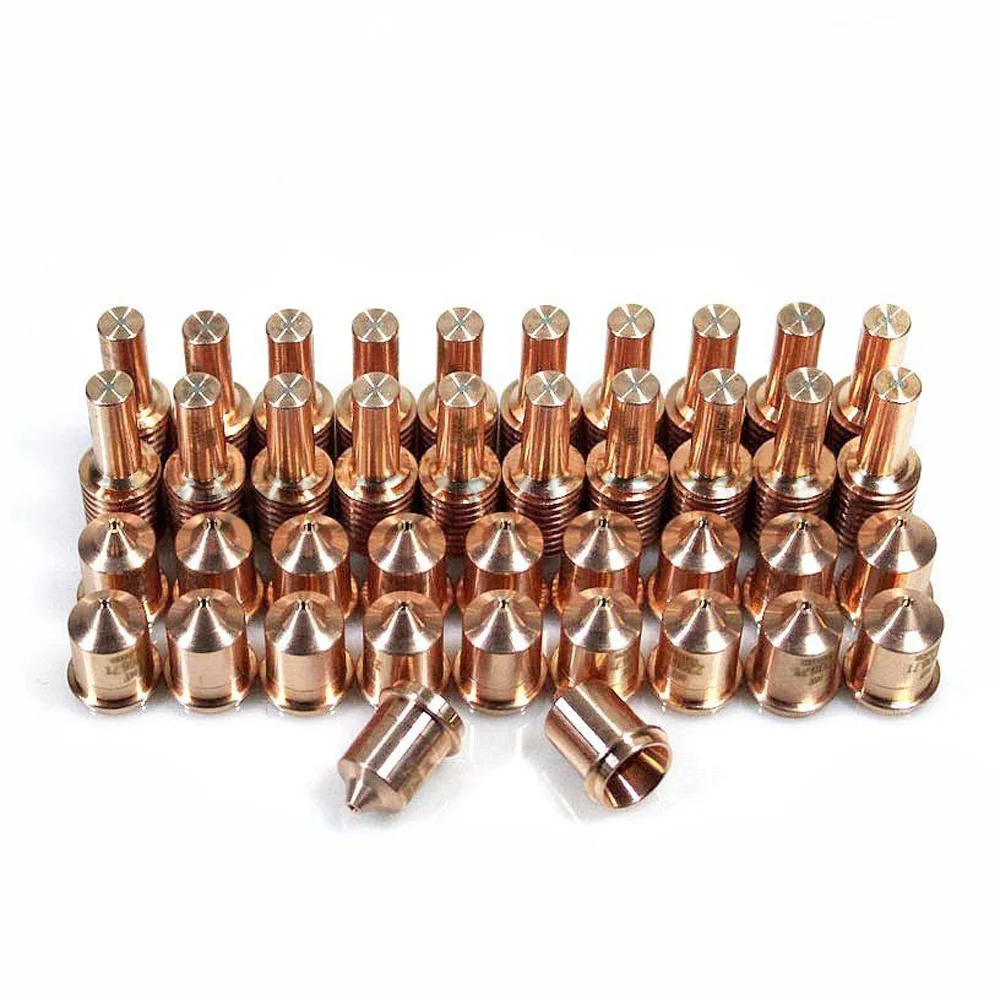 

40pcs/Set 220669 220671 Plasma Torch Consumable Electrode Nozzle Tip Aftermarket for 45 Plasma cutting torch