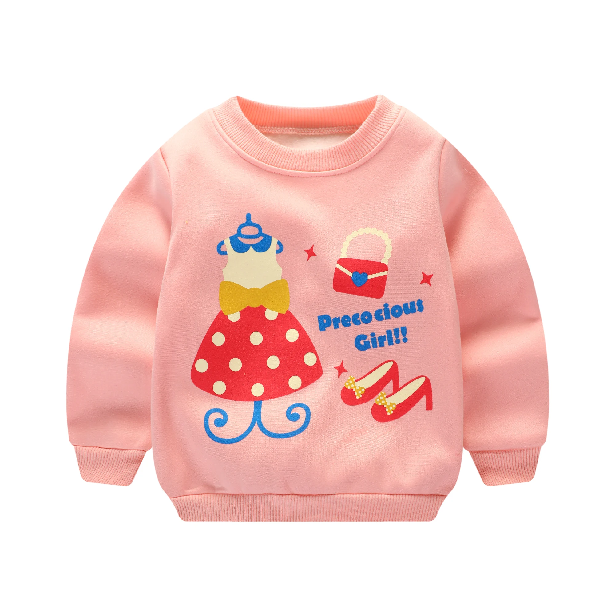 Cartoon Pattern Baby Boy Winter Fashion Clothes Baby Girl Lovely Style Tops