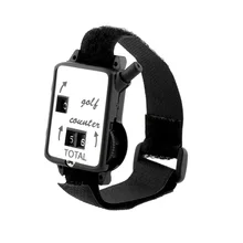 Pocket Black Wristband Golf Club Stroke Score Counter Keeper Shot Scorer Accessories Outdoor Sports New