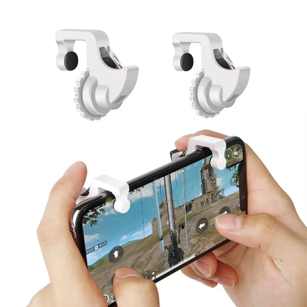 

Wrumava PUBG Mobile Game Controller + L1 R1 Trigger Aim Button for iPhone Android Phone Gaming