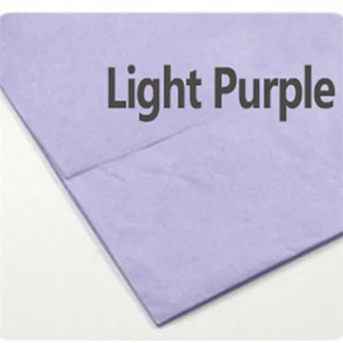 20 листов 50*66 см тканевая бумага цветок одежда рубашка обувь подарочная упаковка крафт бумага рулон домашний декор, винная оберточная бумага s - Цвет: Light purple