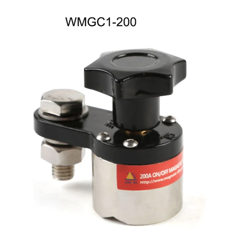 On/Off Magnetic Welding Ground Clamp Rare Earth Switchable Magnet Welding Holder 200A On/Off Magnetic Welding Ground Clamp Rare Earth Switchable Magnet Welding Holder 200A