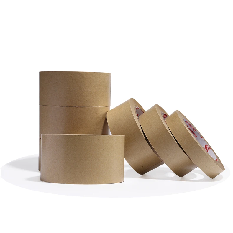 

Kraft paper tape High viscosity Photo Frame painting Mounting Adhesive tape Sealing Water-free tape 33M