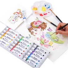 12/24/36 Цвета 12 мл Высокое качество акварель Набор для рисования Рисование для татуажа, пигмент для мануального татуажа товары для рукоделия