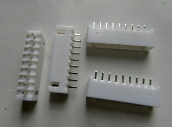 

100pcs Good White 9 pin XH2.54 male straight pin socket connector terminals pitch 2.54mm 9P Header IDC plug for PCB Wire Box Bar