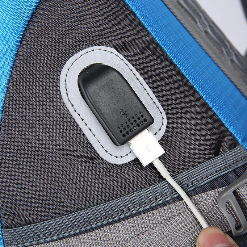 45l المشي ظهره usb محمول الإرتحال سفر حقائب الظهر للرجال والنساء تسلق التخييم الرياضة