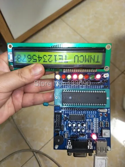

1pcs 1601L big size LCD display module lcm Yellow green lcd 5V white LED backlight