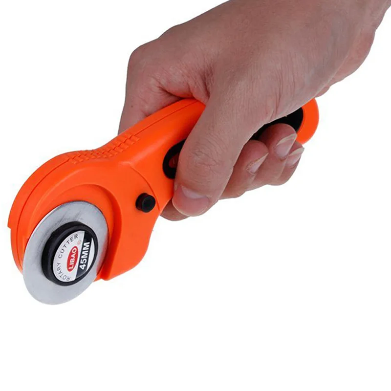 

45mm Rotary Cutter Premium Quilters Fabric Cutting Craft Tool For Cuts Fabric Leather Blade Patchwork Sewing Quilting