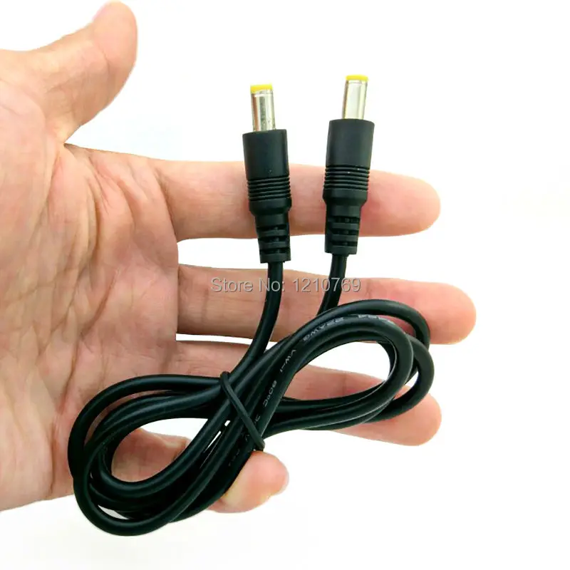 10Pcs Power Adapter Extension Cable DC 12V 5.5*2.1 CCTV CAMERA LED Power Cord
