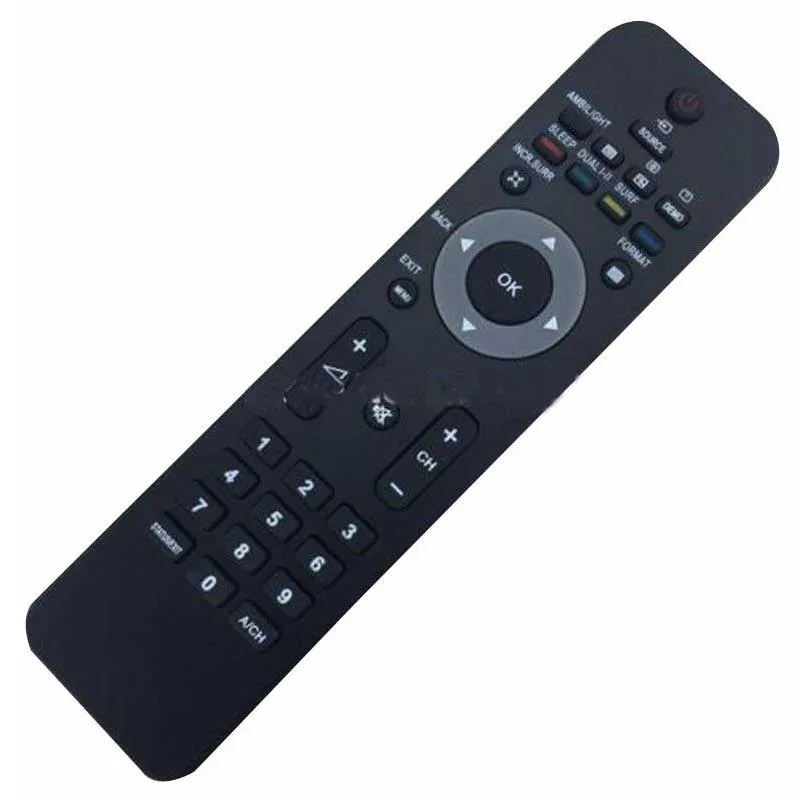 

1Pc Black TV Remote Control Professional Replacement TV Smart Remote Controls For Philips Smart HD LCD/LED TV RM-670C