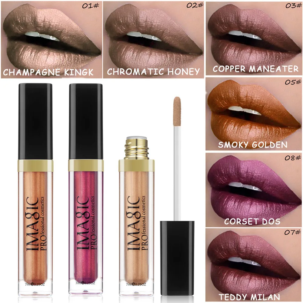 Buy Liquid Lipstick Matte Lip Gloss Metallic Lipgloss
