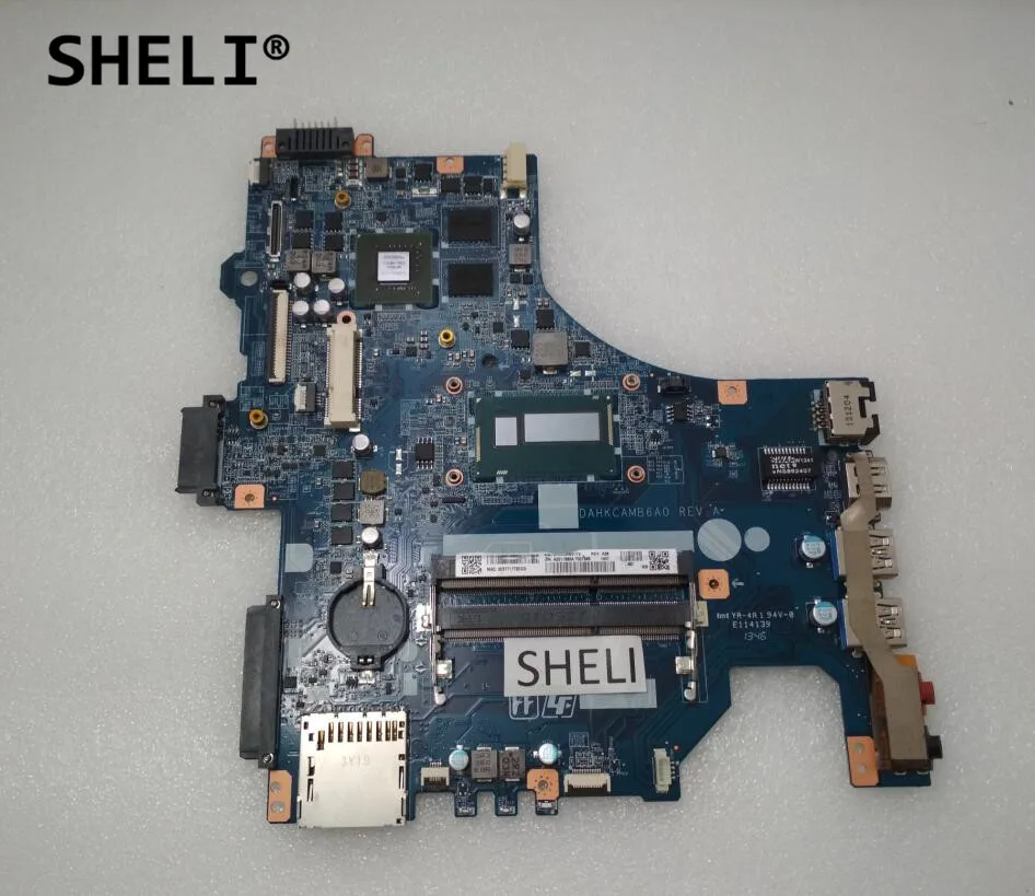 

SHELI For Sony Vaio SVF143 Svf14 Motherboard with I5-4200U DAHKCAMB6A0