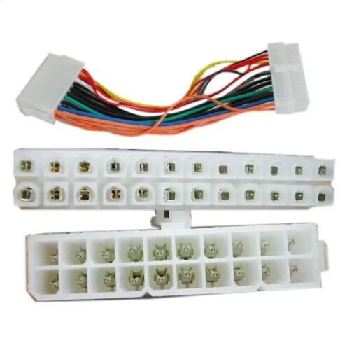 

10PCS 20 pin to 24 pin ATX Power Supply PC PSU Adapter Male to Female Cable Cord
