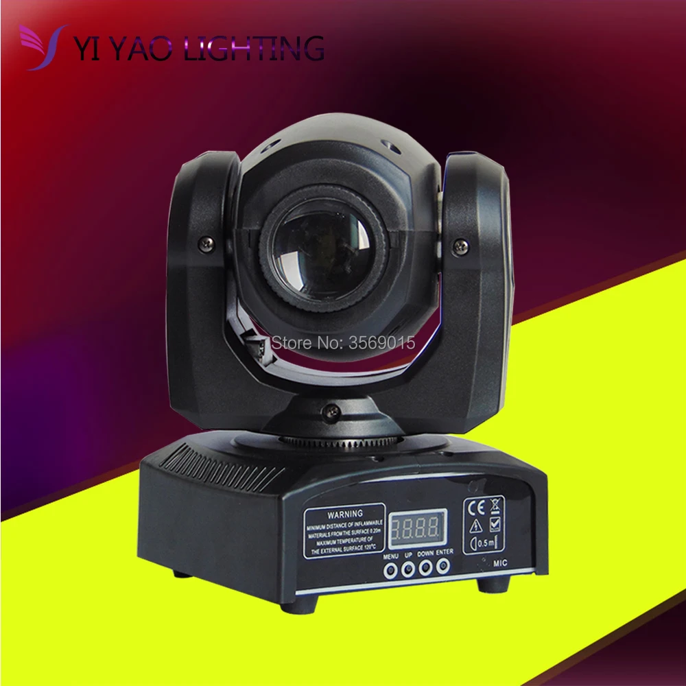 

10W spot led moving head gobo lights with DMX control for projector dj stage lighting
