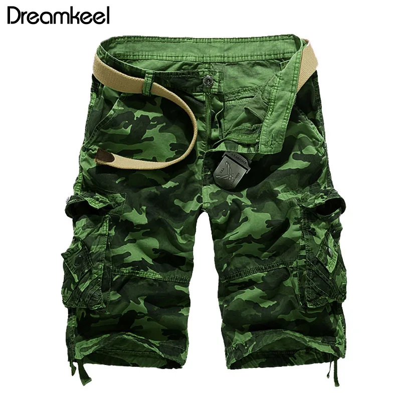 

Camouflage Loose Cargo Shorts Men Cool Summer Military Camo Short Pants Men Casual Cotton Plus Size popular short Sweatpants Y
