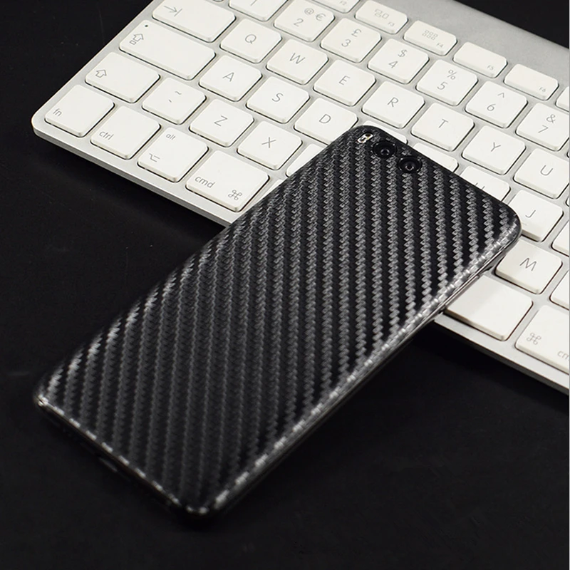 buy New 3D Carbon Fiber Skins Protective Film Wrap Skin Cellphone back paste Protective Film Sticker For Xiaomi 6 Mi6