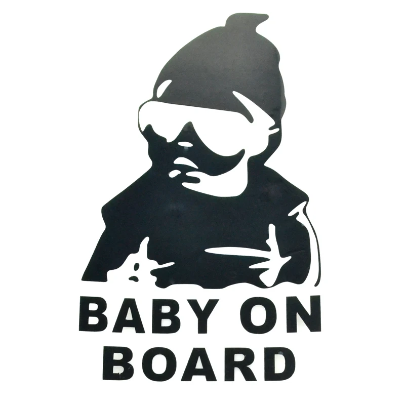

Car Sticker Cool Baby on Board Car Styling Motorcycle Sticker Vinyl Deca Reflective Personalized Waterproof