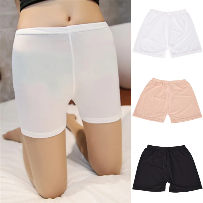 HFSHy 1 шт. свободный размер женские модные безопасные короткие штаны сексуальные кружевные брюки нижнее белье черный белый натуральный