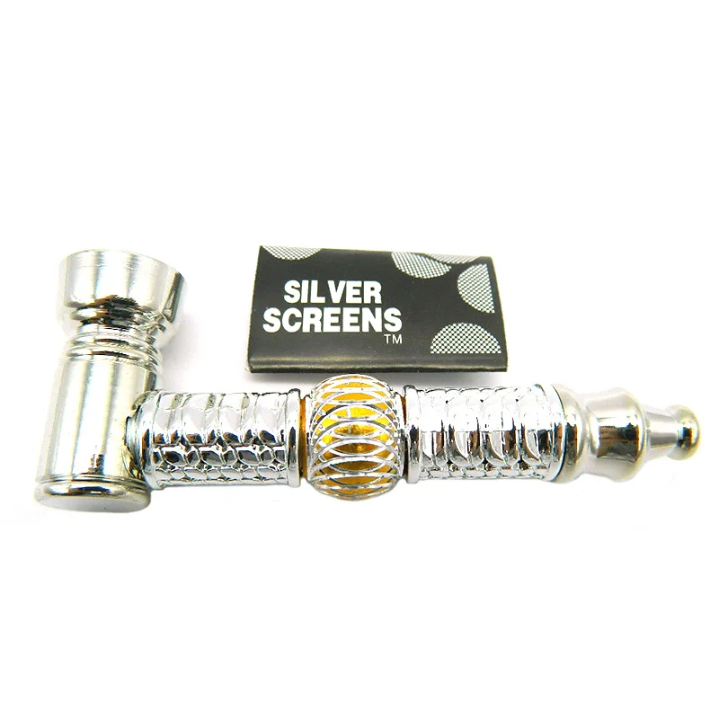 

Smok Metal Pipe Rotation Portable Creative Smoking Pipe Herb Tobacco Pipes Gifts Narguile Weed Grinder Herb Smoke Hookah