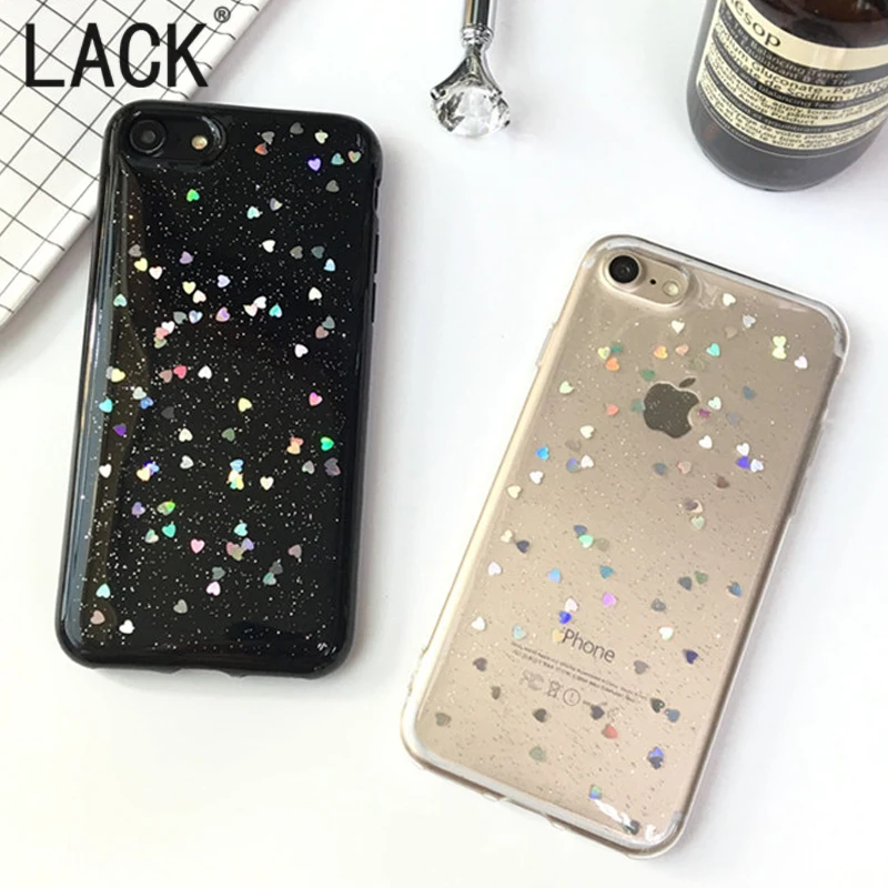 LACK Luxury Bling Glitter Phone cases For iphone7 Fashion