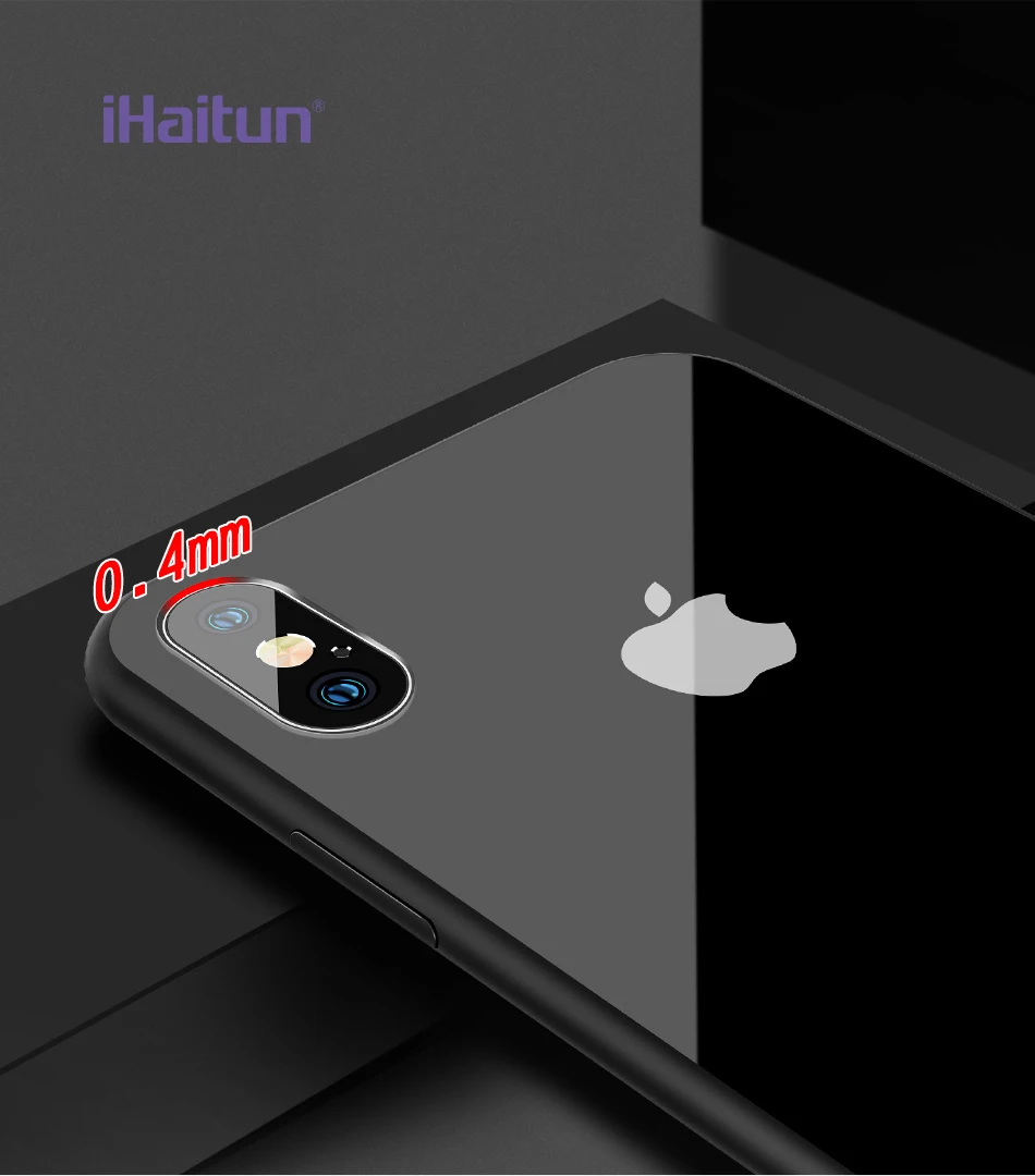 iHaitun Luxury Shock Proof Case For iPhone XS MAX XR X Cases Ultra Thin Soft Side Transparent For iPhone X 10 XS MAX Drop Cover