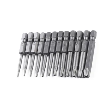 

12pcs Set 50mm 1/4 Inch Hex Shank Cross Head Screwdriver Bits Phillips Electric Driver Bits Hand Tools Screwdriver Drill Bit S2