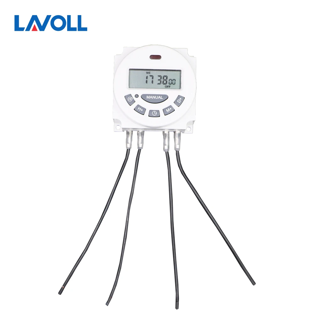 timer time temporizzatore luci scale switch time relay 12v programmable timer relay daily timer switch with 4 pcs wire