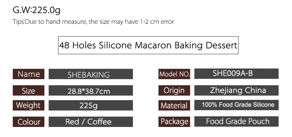 Shebaking 1 шт. большой размер 48 отверстий силиконовая выпечка пирожных макарон коврик 3D Маффин десерт шоколадный коврик DIY выпечка Кондитерские инструменты