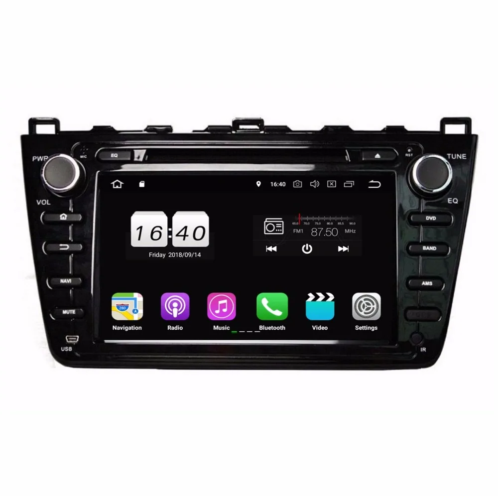 Clearance 1024*600 HD 8" Android 8.1 Car Radio GPS Multimedia Head Unit for Mazda 6 Ruiyi Ultra With 2GB RAM Bluetooth WIFI Mirror-link 1