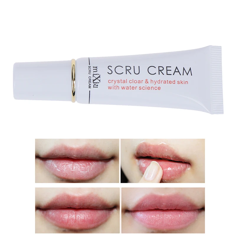 1pc Lip Moisturizing Exfoliating Removal Horniness Gel Lips Scru Cream Care Tool