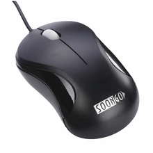 Компьютерная Мини USB Проводная оптическая мышь игровая мышь портативная для ноутбука, ноутбука, Macbook-Красные мыши