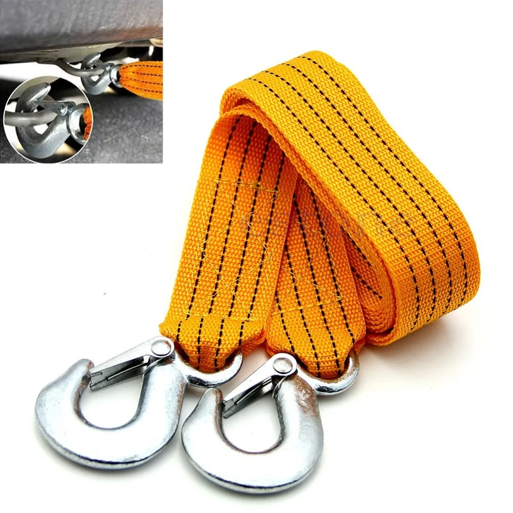 3 متر 3 طن النايلون السيارات سحب الكابل سحب الشريط حبل مع خطاف الطوارئ الثقيلة 3 متر 3 طن النايلون السيارات سحب الكابل سحب الشريط حبل مع خطاف الطوارئ الثقيلة