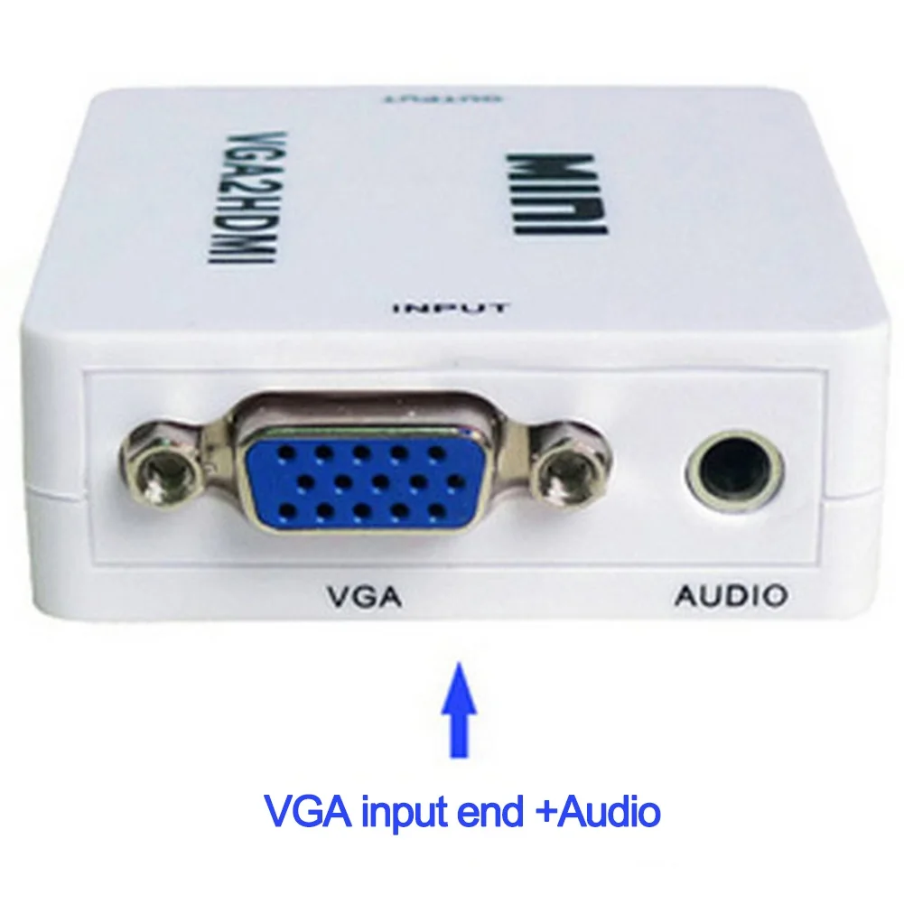 DMI в VGA HD конвертер 1,8 м HD Разрешение HDMI дисплей выход аудио кабель HDMI VGA разъем шнур