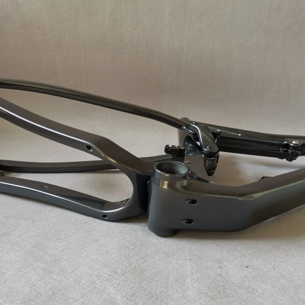 Discount 2019 Free shipping suspension frame 27.5er boost and 29er Boost MTB carbon bike frame XC 29er boost suspension frame Metal gray 2 Discount 2019 Free shipping suspension frame 27.5er boost and 29er Boost MTB carbon bike frame XC 29er boost suspension frame Metal gray 2