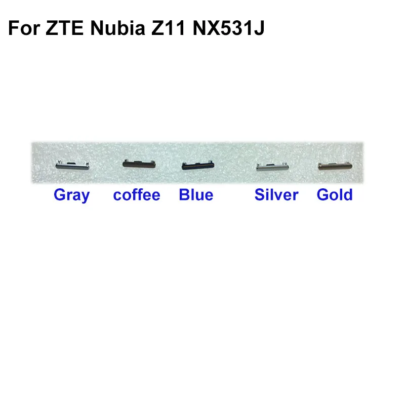 2 шт. Боковая кнопка для zte Нубия Z 11 NX531J Мощность на кнопку выключения ключа Z11 NX 531j