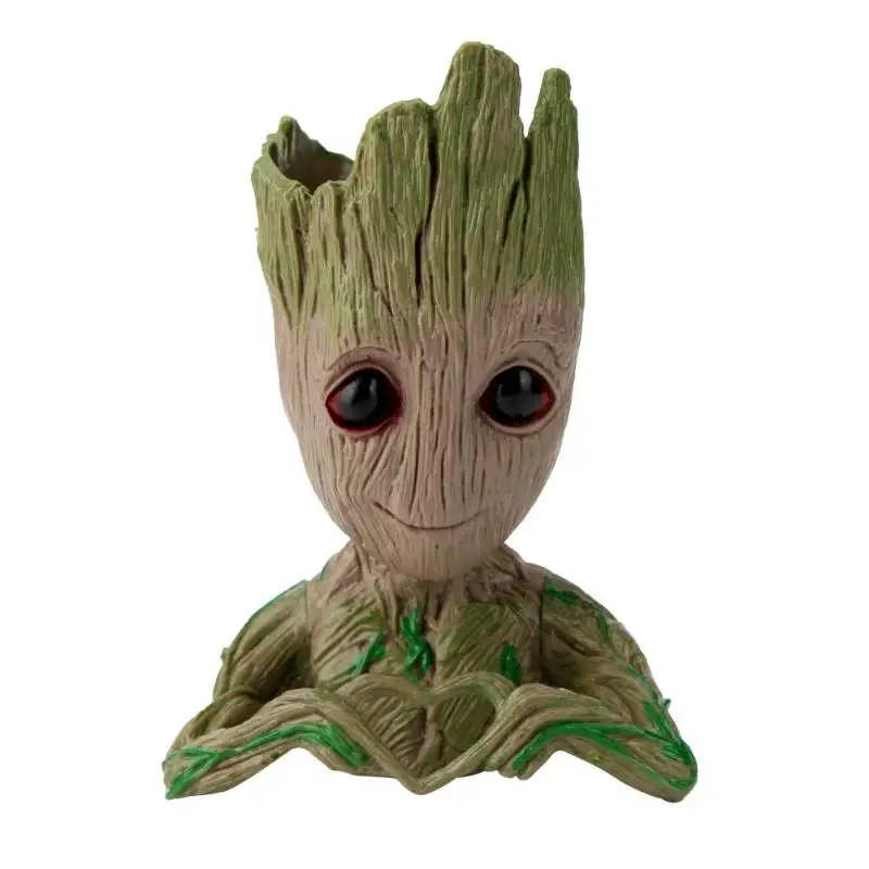 Groot, детский цветочный горшок, фигурки, модель, игрушка, ручка, горшок, держатель, горшок для растений, цветочный горшок, Рождество, Deocration для дома, детский подарок