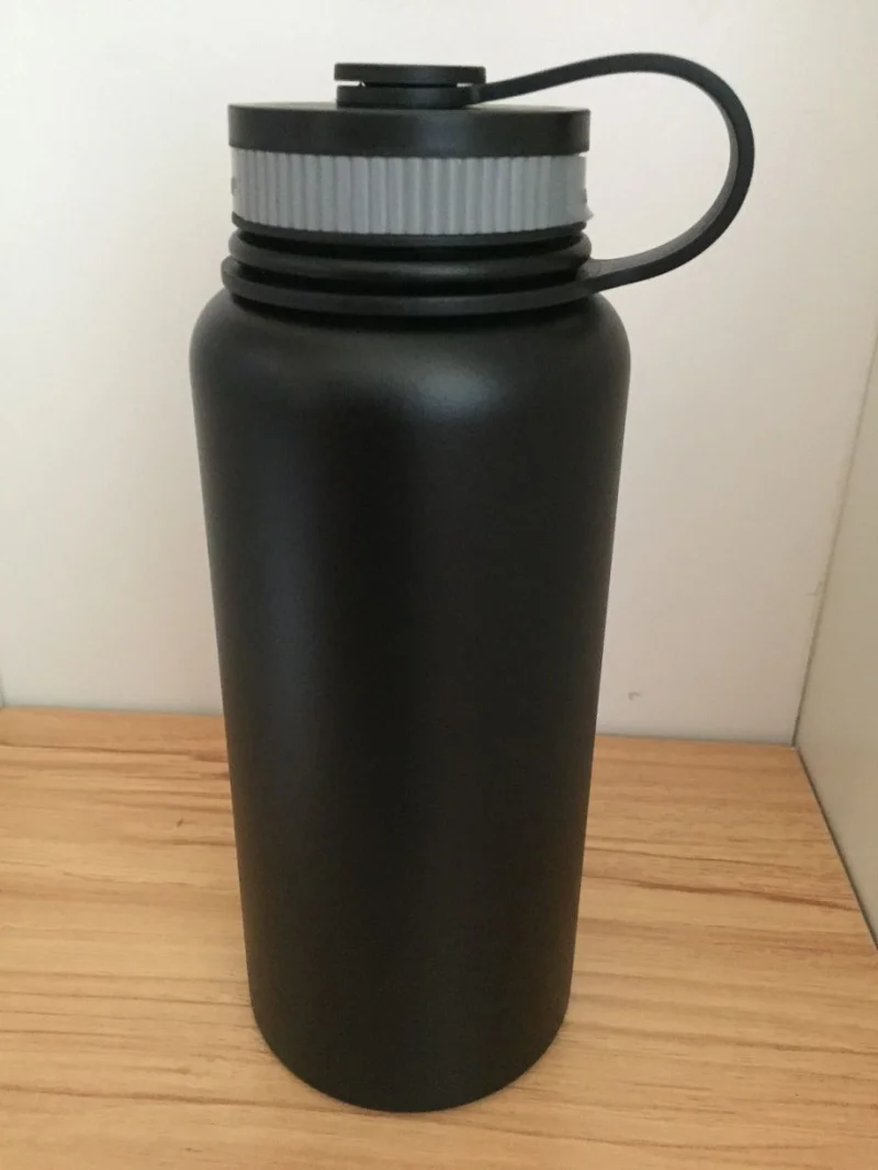 18/32/40 oz спортивные крышке термос с изоляцией Нержавеющая сталь водная бутылочка с широким горлом Стакан Кружка Охладитель кофе с логотипом