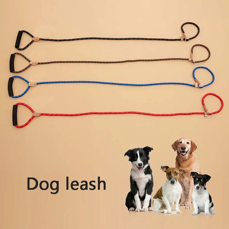 

Dog Puppy Pet Collars Lead Leash Traction Rope Nylon Soft Durable For Outdoor Hogard OC09