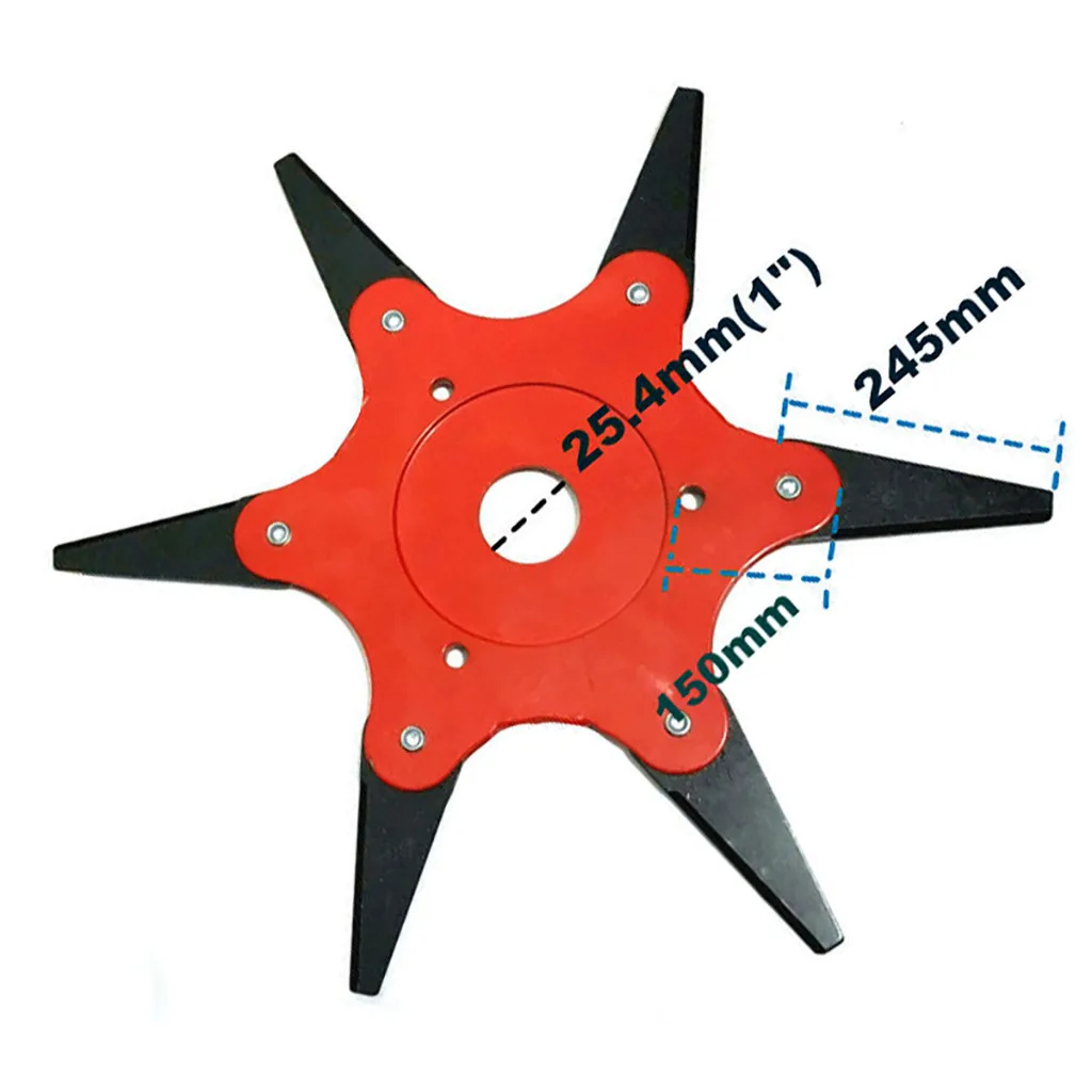 Blades Trimmer 2019top Universal Metal Blades Trimmer 6 Teeth Brush Head 65Mn Cutter Garden Grass Lawn g90626