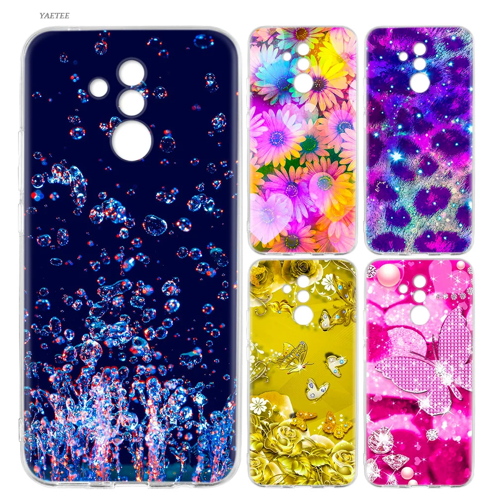 

Glitter Sparkle Glow just printing Fashion Soft Case For Huawei P30 P20 Mate 20 10 Pro P10 P9 lite P Smart + Plus Z 2019 Cover