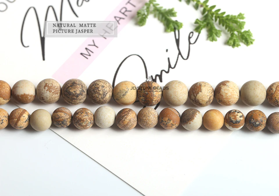 Матовые Круглые бусины из натуральной яшмы 4, 6, 8, 10, 12 мм, размер на выбор, граненый полудрагоценный камень DIY для изготовления ювелирных аксессуаров