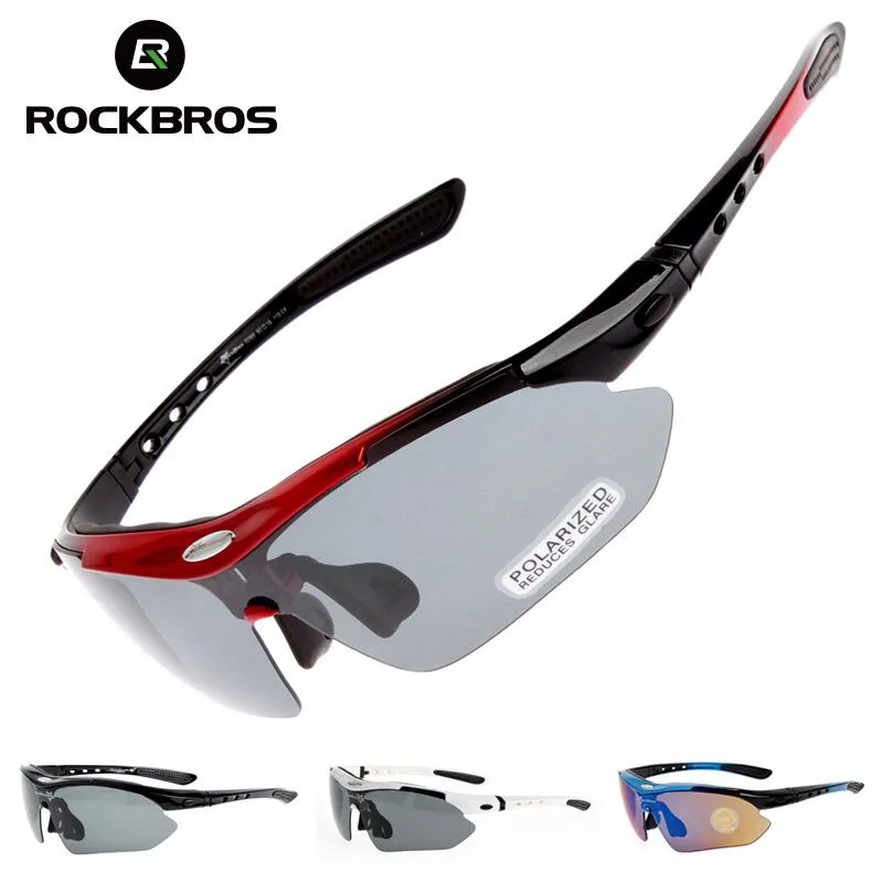 Skup Spolaryzowane okulary rowerowe 5 soczewki jasne okulary rowerowe okulary UV400 dowód sportowe okulary przeciwsłoneczne mężczyźni kobiety óculos Gafas Ciclismo