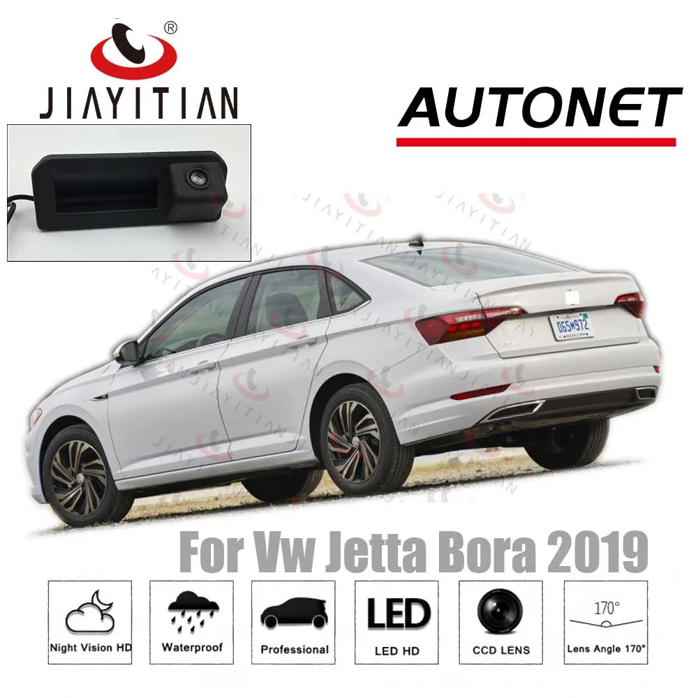 JIAYITIAN Car Trunk Handle Camera For Volkswagen Vw Jetta MK7 Bora 2019 2020 2021 2022 HD Rear View Parking backup Camera